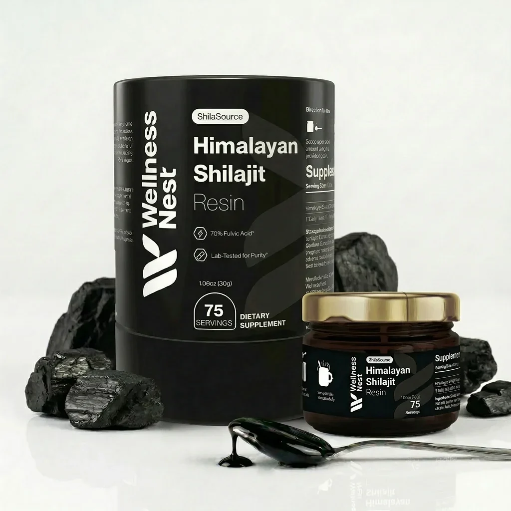 מומיו ושילג'יט – שרף ההימלאיה של Wellness Nest ShilaSource